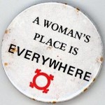 badge a woman's place